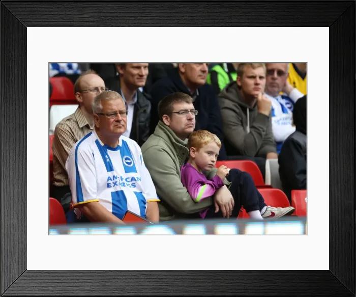 Framed Print : Brighton & Hove Albion vs. Nottingham Forest: 27 September 2014 (Away Game) Framed Print : Brighton & Hove Albion vs. Nottingham Forest: 27 September 2014 (Away Game)