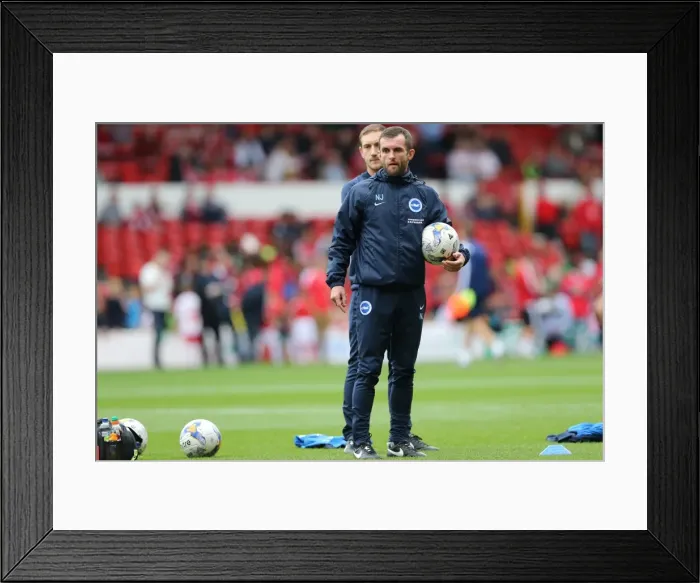Framed Print : Brighton & Hove Albion vs. Nottingham Forest - 2014-15 Away Game Framed Print : Brighton & Hove Albion vs. Nottingham Forest - 2014-15 Away Game
