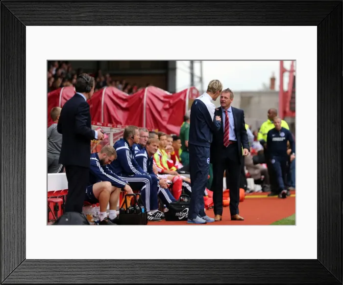 Framed Print : Brighton & Hove Albion vs. Nottingham Forest: 2014-15 Away Game Framed Print : Brighton & Hove Albion vs. Nottingham Forest: 2014-15 Away Game