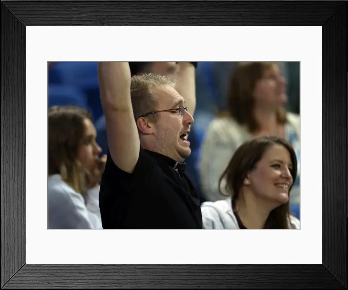 Framed Print : Brighton & Hove Albion vs. Cardiff City: 30 September 2014 (Cardiff City 30SEP14)