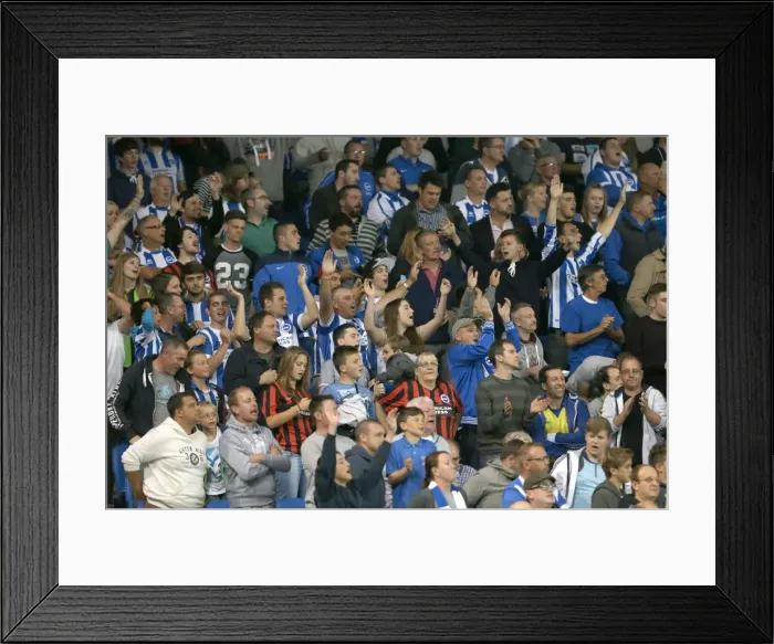 Framed Print : Brighton & Hove Albion vs. Cardiff City: 30 September 2014 (Cardiff City Home Game) Framed Print : Brighton & Hove Albion vs. Cardiff City: 30 September 2014 (Cardiff City Home Game)