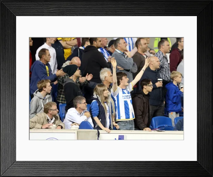 Framed Print : Brighton & Hove Albion vs. Cardiff City: 30SEP14 (Home Game) Framed Print : Brighton & Hove Albion vs. Cardiff City: 30SEP14 (Home Game)