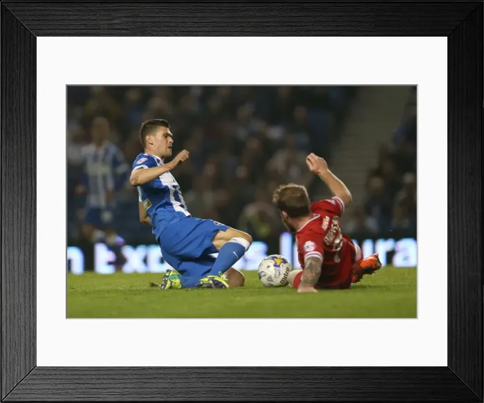 Framed Print : Brighton & Hove Albion vs. Cardiff City: 30 September 2014 (Cardiff City Home Game) Framed Print : Brighton & Hove Albion vs. Cardiff City: 30 September 2014 (Cardiff City Home Game)