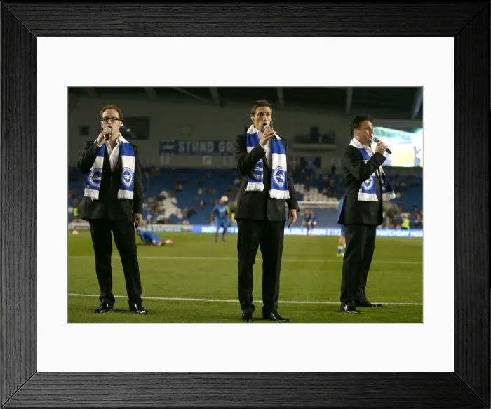 Framed Print : Brighton & Hove Albion vs. Cardiff City: 30SEP14 (Home Game)
