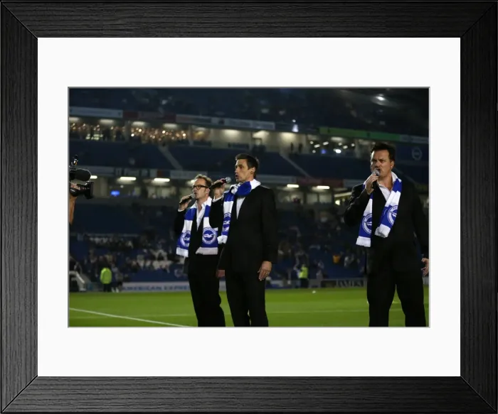 Framed Print : Brighton & Hove Albion vs. Cardiff City: 30SEP14 (Home Game)