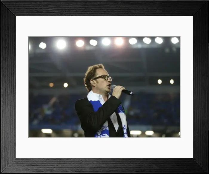 Framed Print : Brighton & Hove Albion vs. Cardiff City: 30 September 2014 (Cardiff City 30SEP14)