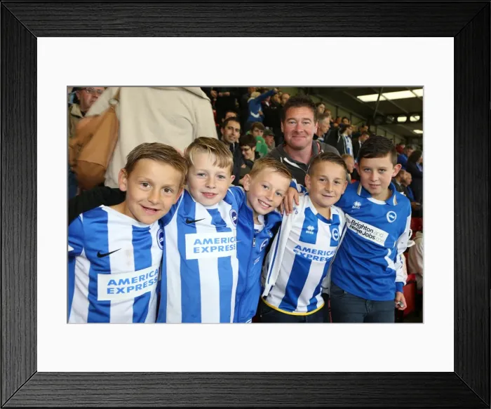 Framed Print : Brighton & Hove Albion Away at Watford - October 4, 2014 (Watford 04OCT14) Framed Print : Brighton & Hove Albion Away at Watford - October 4, 2014 (Watford 04OCT14)