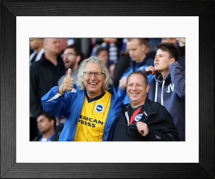 Framed Print : Brighton & Hove Albion: Away Game at Watford (4th October 2014) Framed Print : Brighton & Hove Albion: Away Game at Watford (4th October 2014)