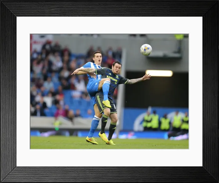 Framed Print : Brighton & Hove Albion: Lewis Dunk Saves the Day against Middlesbrough (18OCT14) Framed Print : Brighton & Hove Albion: Lewis Dunk Saves the Day against Middlesbrough (18OCT14)