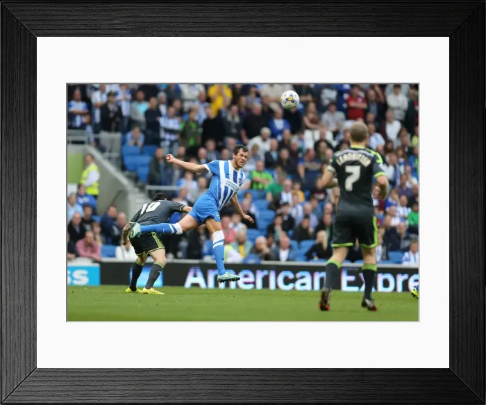 Framed Print : Brighton's Lewis Dunk in Action Against Middlesbrough (October 2014) Framed Print : Brighton's Lewis Dunk in Action Against Middlesbrough (October 2014)