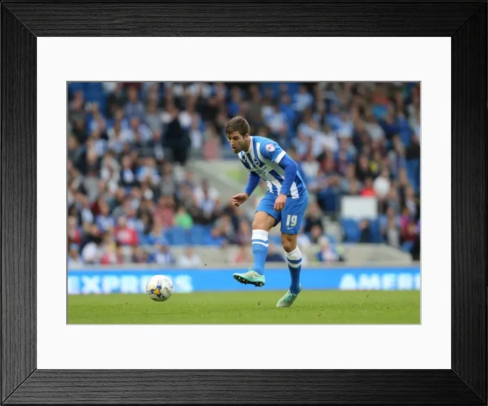 Framed Print : Gary Gardner Sends Through Ball in Intense Brighton vs. Middlesbrough Clash, October 2014 Framed Print : Gary Gardner Sends Through Ball in Intense Brighton vs. Middlesbrough Clash, October 2014