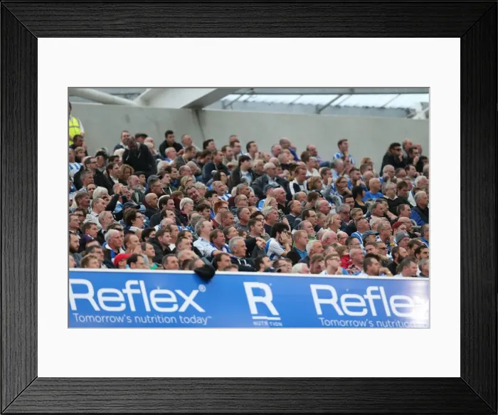 Framed Print : Brighton and Hove Albion vs Middlesbrough: A Sea of Passionate Fans (18OCT14) Framed Print : Brighton and Hove Albion vs Middlesbrough: A Sea of Passionate Fans (18OCT14)