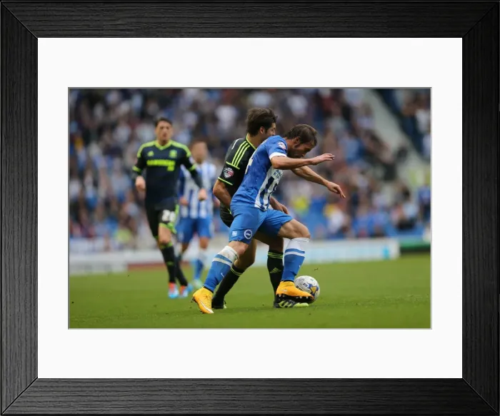 Framed Print : Inigo Calderon in Action: Brighton and Hove Albion vs. Middlesbrough, October 18, 2014 Framed Print : Inigo Calderon in Action: Brighton and Hove Albion vs. Middlesbrough, October 18, 2014