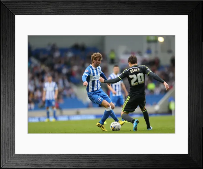 Framed Print : Paddy McCourt in Action: Brighton and Hove Albion vs. Middlesbrough, October 18, 2014 Framed Print : Paddy McCourt in Action: Brighton and Hove Albion vs. Middlesbrough, October 18, 2014