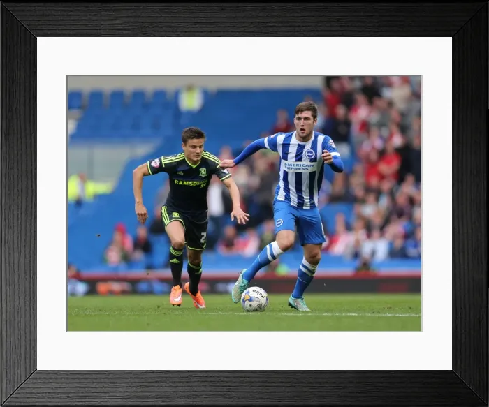 Framed Print : Gary Gardner in Action: Brighton & Hove Albion vs. Middlesbrough, October 18, 2014 Framed Print : Gary Gardner in Action: Brighton & Hove Albion vs. Middlesbrough, October 18, 2014