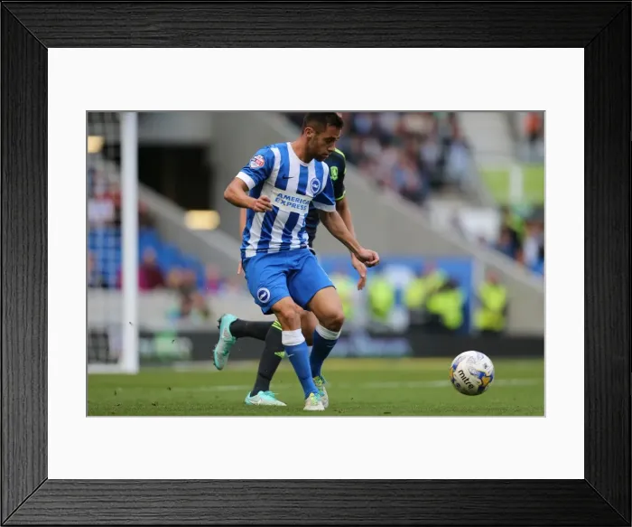 Framed Print : Sam Baldock in Action: Brighton and Hove Albion vs. Middlesbrough, October 18, 2014 Framed Print : Sam Baldock in Action: Brighton and Hove Albion vs. Middlesbrough, October 18, 2014