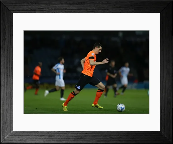 Framed Print : Lewis Dunk in Action: Huddersfield vs. Brighton & Hove Albion, 2014 Framed Print : Lewis Dunk in Action: Huddersfield vs. Brighton & Hove Albion, 2014