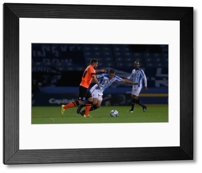 Framed Print : Forster-Caskey in Action: Huddersfield vs Brighton, Championship 2014 Framed Print : Forster-Caskey in Action: Huddersfield vs Brighton, Championship 2014