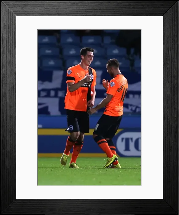 Framed Print : Lewis Dunk Scores: Huddersfield vs. Brighton & Hove Albion, October 2014 Framed Print : Lewis Dunk Scores: Huddersfield vs. Brighton & Hove Albion, October 2014