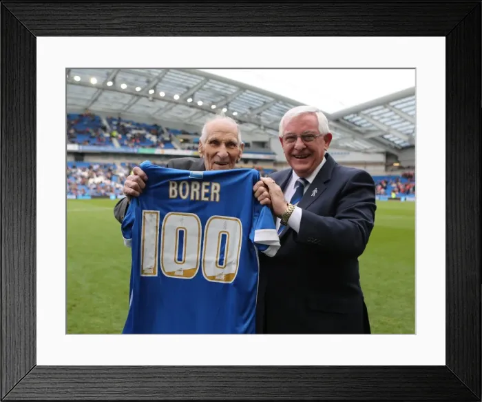 Framed Print : A Century of Seaside Pride: An Elderly Fan's Journey Through 100 Years of Brighton & Hove Albion Football at the American Express Community Stadium (vs Rotherham United, 25th October 2014) Framed Print : A Century of Seaside Pride: An Elderly Fan's Journey Through 100 Years of Brighton & Hove Albion Football at the American Express Community Stadium (vs Rotherham United, 25th October 2014)