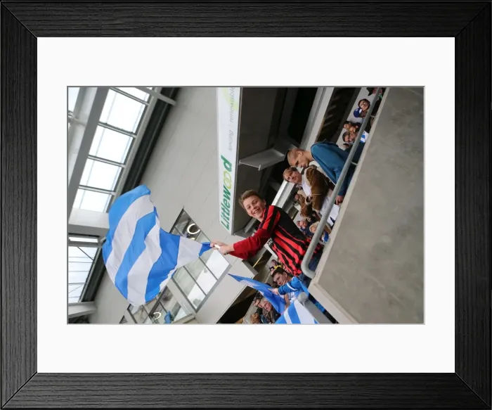 Framed Print : Brighton and Hove Albion Fans in Action at American Express Community Stadium during SkyBet Championship Match vs Rotherham United (25th October 2014) Framed Print : Brighton and Hove Albion Fans in Action at American Express Community Stadium during SkyBet Championship Match vs Rotherham United (25th October 2014)