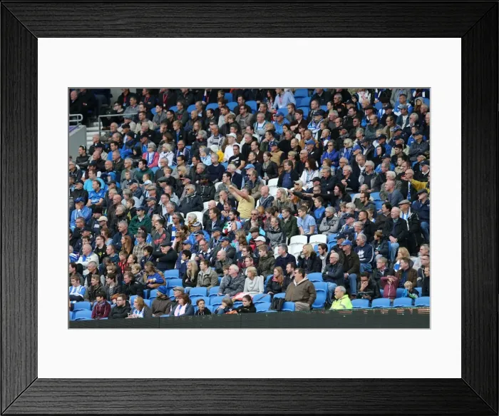 Framed Print : Brighton & Hove Albion Fans in Full Force at American Express Community Stadium during SkyBet Championship Match vs. Rotherham United (October 2014) Framed Print : Brighton & Hove Albion Fans in Full Force at American Express Community Stadium during SkyBet Championship Match vs. Rotherham United (October 2014)