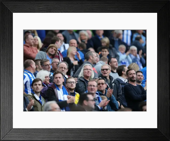 Framed Print : Brighton & Hove Albion Fans in Full Force at American Express Community Stadium during SkyBet Championship Match vs. Rotherham United (October 2014) Framed Print : Brighton & Hove Albion Fans in Full Force at American Express Community Stadium during SkyBet Championship Match vs. Rotherham United (October 2014)