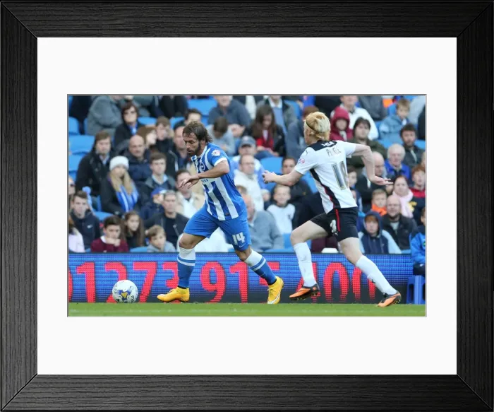 Framed Print : Brighton & Hove Albion's Inigo Calderon at American Express Community Stadium during SkyBet Championship Match vs Rotherham United (25th October 2014) Framed Print : Brighton & Hove Albion's Inigo Calderon at American Express Community Stadium during SkyBet Championship Match vs Rotherham United (25th October 2014)