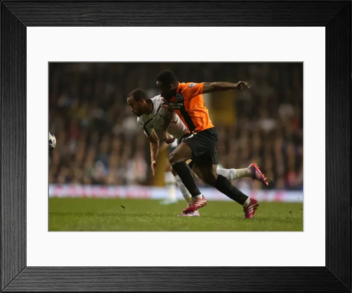 Framed Print : LuaLua in Action: Tottenham vs. Brighton in the Capital One Cup Framed Print : LuaLua in Action: Tottenham vs. Brighton in the Capital One Cup