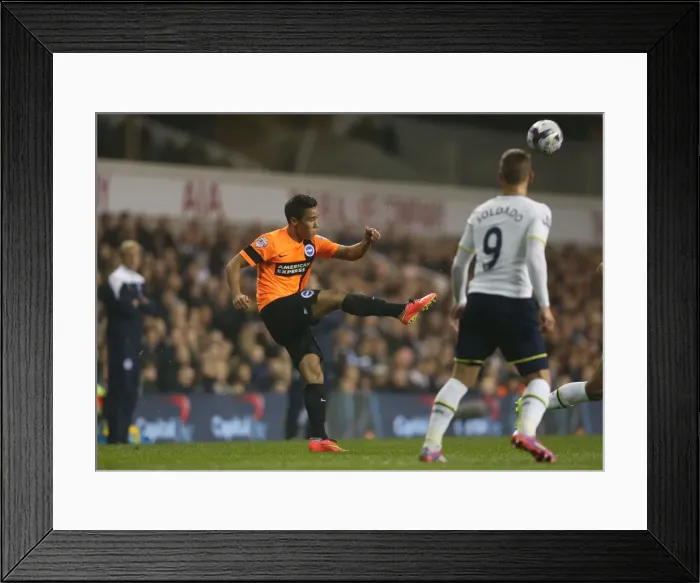 Framed Print : Chicksen Stands Firm: Tottenham vs. Brighton in Capital One Cup Showdown Framed Print : Chicksen Stands Firm: Tottenham vs. Brighton in Capital One Cup Showdown