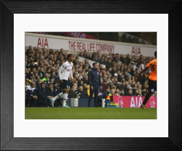 Framed Print : Nathan Jones Faces Off Against Tottenhotpur in Capital One Cup Showdown Framed Print : Nathan Jones Faces Off Against Tottenhotpur in Capital One Cup Showdown