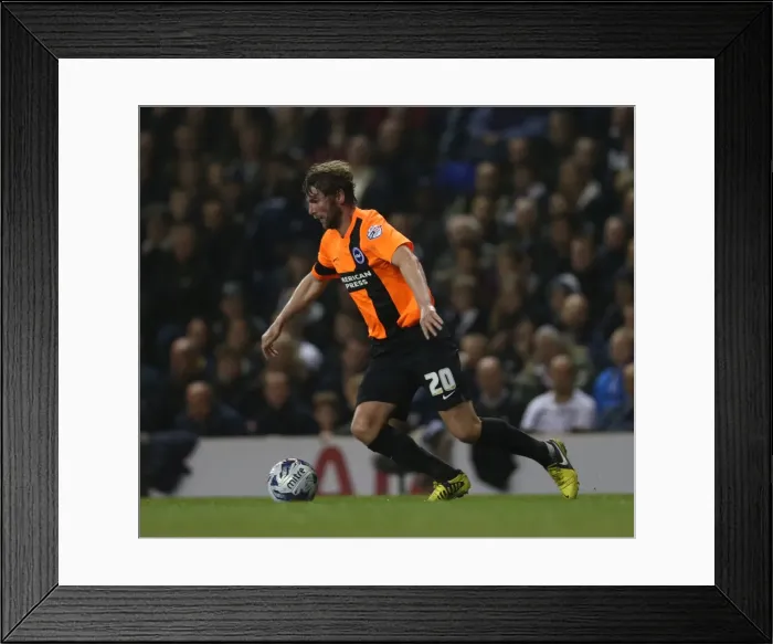 Framed Print : Paddy McCourt in Action: Tottenham vs. Brighton & Hove Albion in the Capital One Cup Framed Print : Paddy McCourt in Action: Tottenham vs. Brighton & Hove Albion in the Capital One Cup