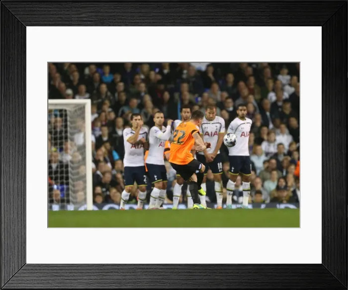 Framed Print : Danny Holla of Brighton and Hove Albion Faces Off Against Tottenham Hotspur in the Capital One Cup Framed Print : Danny Holla of Brighton and Hove Albion Faces Off Against Tottenham Hotspur in the Capital One Cup