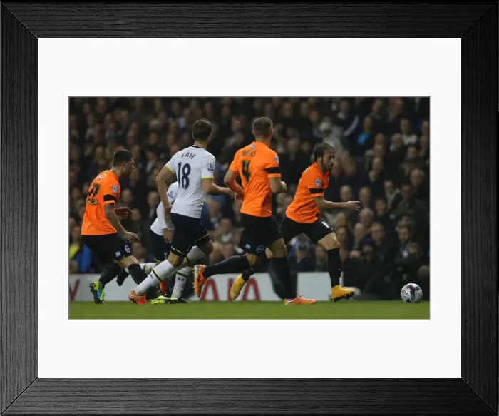 Framed Print : Inigo Calderon Faces Off Against Tottenham in Capital One Cup Showdown Framed Print : Inigo Calderon Faces Off Against Tottenham in Capital One Cup Showdown