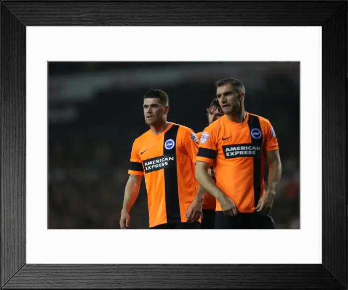 Framed Print : Aaron Hughes and Danny Holla in Action: Tottenham vs. Brighton & Hove Albion, Capital One Cup Fourth Round Framed Print : Aaron Hughes and Danny Holla in Action: Tottenham vs. Brighton & Hove Albion, Capital One Cup Fourth Round