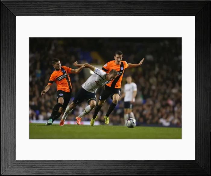 Framed Print : Tottenham vs. Brighton: A Battle of Wits - Forster-Caskey and Dunk in Deep Focus Framed Print : Tottenham vs. Brighton: A Battle of Wits - Forster-Caskey and Dunk in Deep Focus