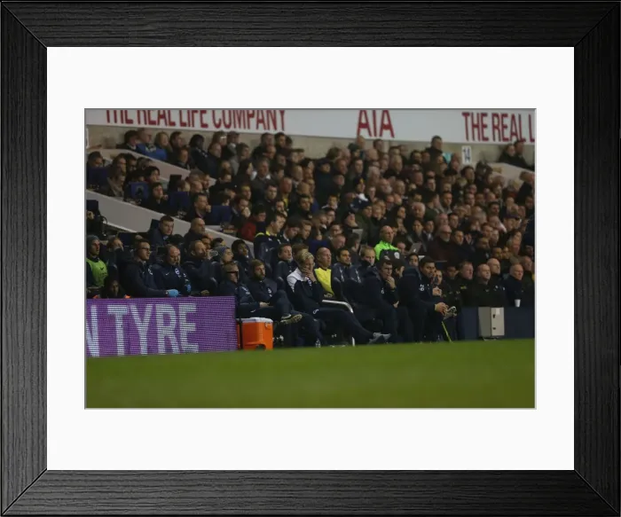 Framed Print : Sami Hyypia and Brighton Bench During Tottenham vs. Brighton Capital One Cup Match, 29th October 2014 Framed Print : Sami Hyypia and Brighton Bench During Tottenham vs. Brighton Capital One Cup Match, 29th October 2014
