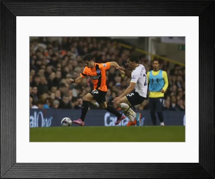 Framed Print : Joao Teixeira in Action: Brighton vs. Tottenham Capital One Cup Clash, October 2014 Framed Print : Joao Teixeira in Action: Brighton vs. Tottenham Capital One Cup Clash, October 2014