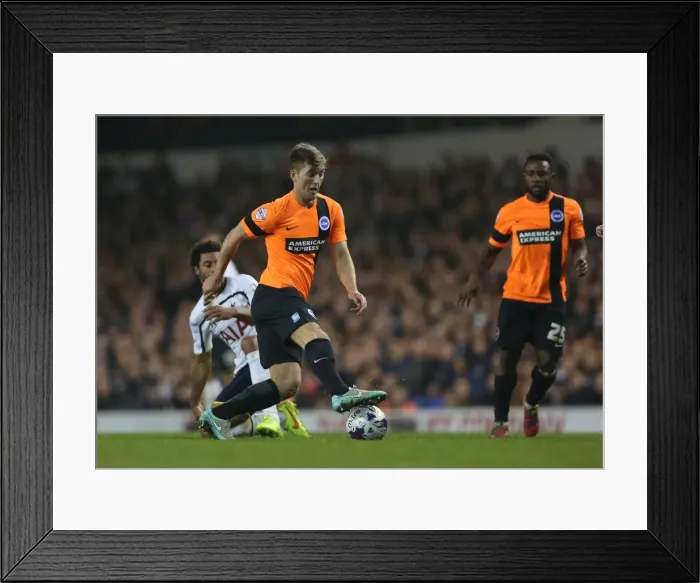 Framed Print : Gary Gardner Stands Firm Against Tottenham in Intense Capital One Cup Showdown, October 2014 Framed Print : Gary Gardner Stands Firm Against Tottenham in Intense Capital One Cup Showdown, October 2014