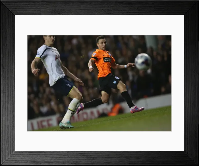 Framed Print : Tottenham vs. Brighton: Adrian Colunga in Action at White Hart Lane, 2014 Framed Print : Tottenham vs. Brighton: Adrian Colunga in Action at White Hart Lane, 2014