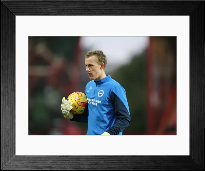 Framed Print : Christian Walton of Brighton and Hove Albion in Action at Bournemouth's Goldsands Stadium during SkyBet Championship Match, 1st November 2014 Framed Print : Christian Walton of Brighton and Hove Albion in Action at Bournemouth's Goldsands Stadium during SkyBet Championship Match, 1st November 2014