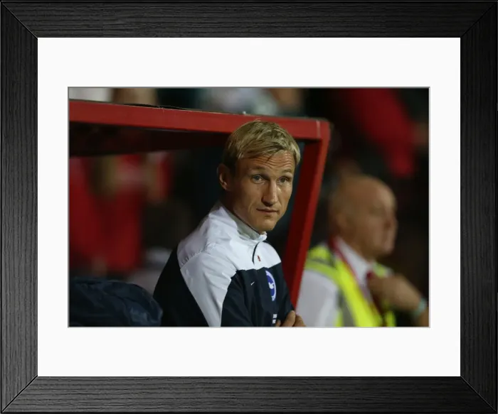 Framed Print : Sami Hyypia at Brighton and Hove Albion's Away Game against Bournemouth at Goldsands Stadium (November 1, 2014) Framed Print : Sami Hyypia at Brighton and Hove Albion's Away Game against Bournemouth at Goldsands Stadium (November 1, 2014)