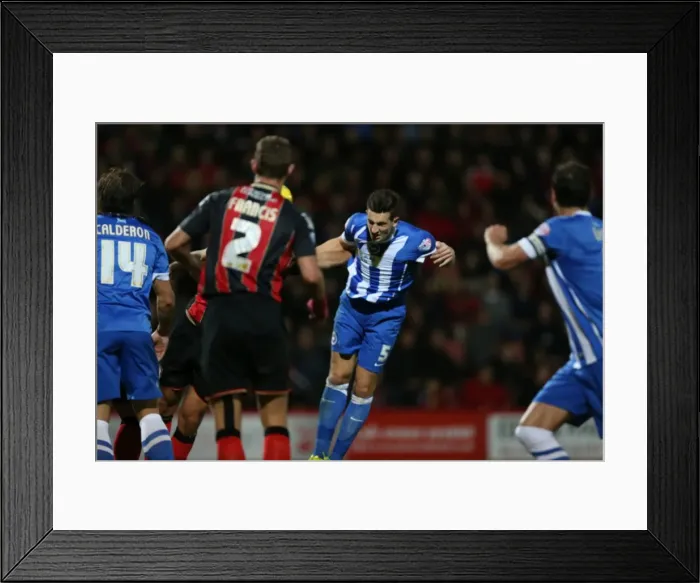 Framed Print : Lewis Dunk Goes for Glory: Brighton and Hove Albion vs Bournemouth, SkyBet Championship 2014 Framed Print : Lewis Dunk Goes for Glory: Brighton and Hove Albion vs Bournemouth, SkyBet Championship 2014