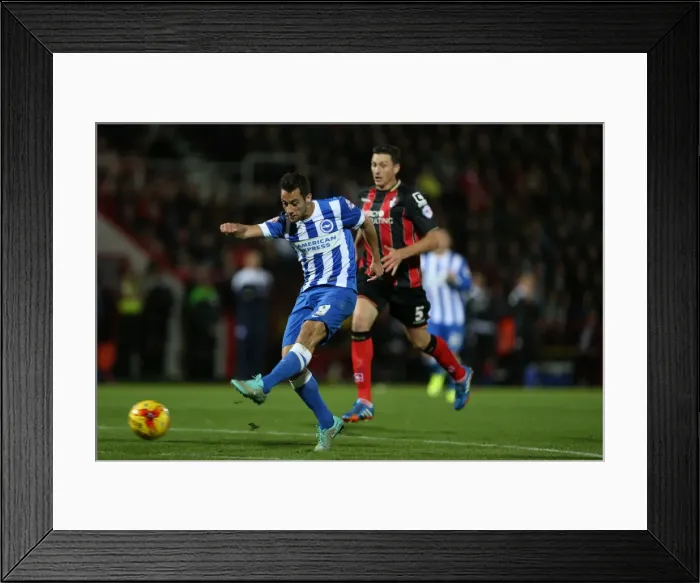 Framed Print : Sam Baldock Scores: Brighton and Hove Albion Win SkyBet Championship Clash Against Bournemouth (1st November 2014) Framed Print : Sam Baldock Scores: Brighton and Hove Albion Win SkyBet Championship Clash Against Bournemouth (1st November 2014)