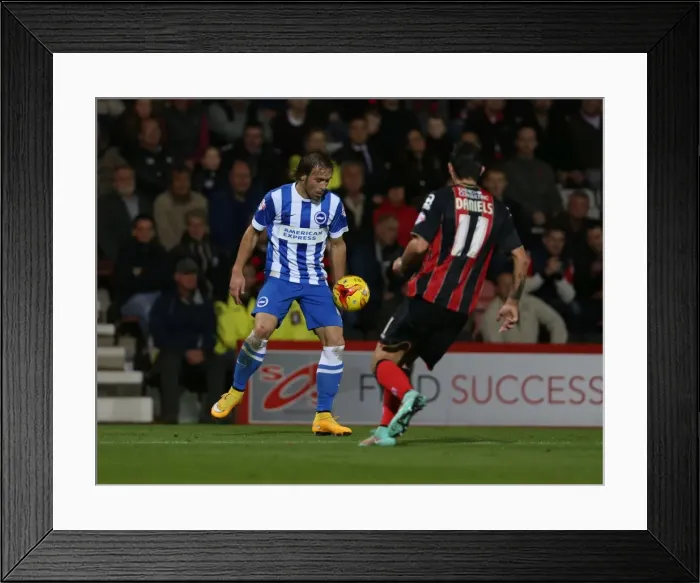 Framed Print : Brighton & Hove Albion: Inigo Calderon at American Express Community Stadium vs Bournemouth, SkyBet Championship, 1st November 2014 Framed Print : Brighton & Hove Albion: Inigo Calderon at American Express Community Stadium vs Bournemouth, SkyBet Championship, 1st November 2014