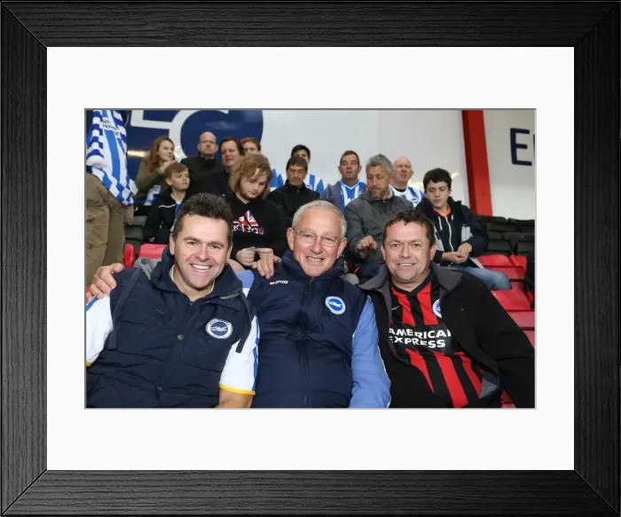 Framed Print : Brighton & Hove Albion Fans United: SkyBet Championship Showdown at Bournemouth's Goldsands Stadium (November 1, 2014) Framed Print : Brighton & Hove Albion Fans United: SkyBet Championship Showdown at Bournemouth's Goldsands Stadium (November 1, 2014)
