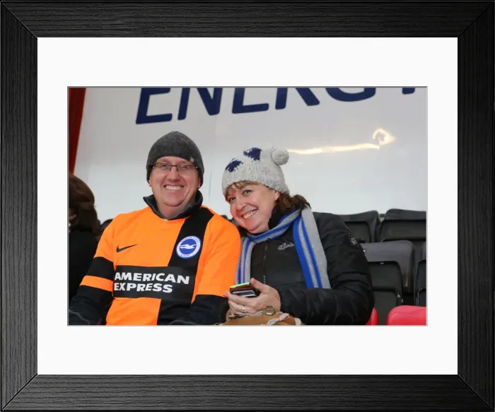 Framed Print : Brighton and Hove Albion Fans United: SkyBet Championship Showdown at Bournemouth's Goldsands Stadium (November 1, 2014) Framed Print : Brighton and Hove Albion Fans United: SkyBet Championship Showdown at Bournemouth's Goldsands Stadium (November 1, 2014)