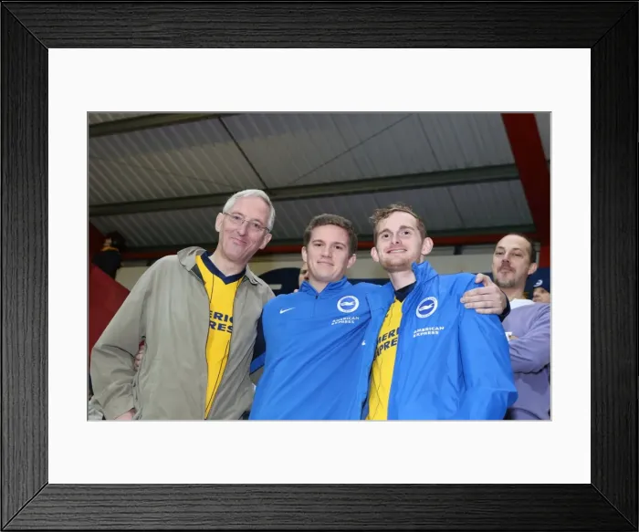 Framed Print : Brighton and Hove Albion FC: Unified Fans at American Express Community Stadium during SkyBet Championship Match vs. Bournemouth (November 2014) Framed Print : Brighton and Hove Albion FC: Unified Fans at American Express Community Stadium during SkyBet Championship Match vs. Bournemouth (November 2014)
