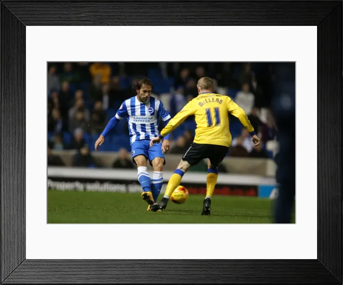 Framed Print : Inigo Calderon in Action: Brighton & Hove Albion vs Wigan Athletic (November 2014) Framed Print : Inigo Calderon in Action: Brighton & Hove Albion vs Wigan Athletic (November 2014)