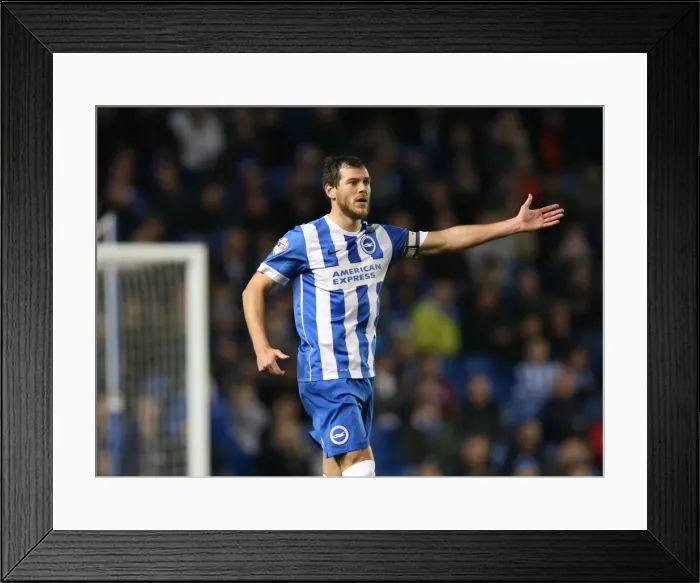 Framed Print : Gordon Greer in Action: Brighton & Hove Albion vs. Wigan Athletic at American Express Community Stadium (Nov. 2014) Framed Print : Gordon Greer in Action: Brighton & Hove Albion vs. Wigan Athletic at American Express Community Stadium (Nov. 2014)